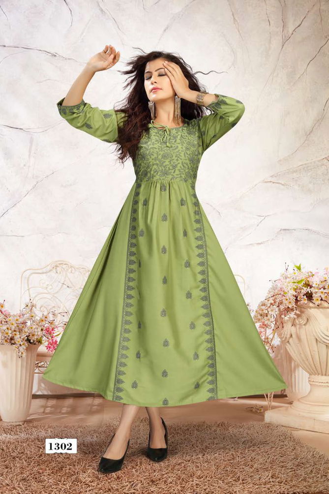 Dee Cee Alishba Fancy Ethnic Wear Latest Anarkali Kurtis Collection